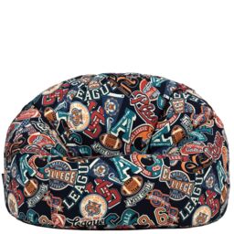 icon Kids Classic Medium Football Print Dome Bean Bag - thumbnail 3