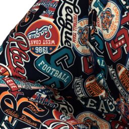 icon Kids Classic Medium Football Print Dome Bean Bag - thumbnail 6