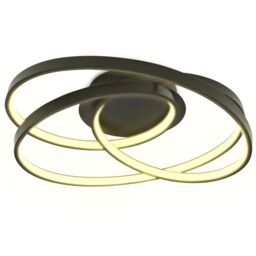 B.K.Licht Black 35W LED Ceiling Light
