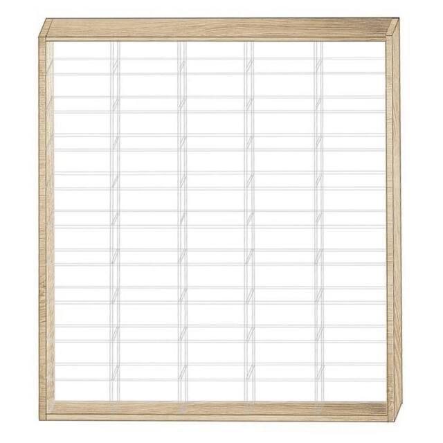 ERGOVEXA Display Case Acrylic Hot Wheels Diecast Car Matchbox Showcase in Natural - image 1