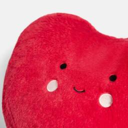 OHS Heart Shaped Decorative Scatter Cushion Throw Pillow in Red - thumbnail 6