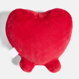 OHS Heart Shaped Decorative Scatter Cushion Throw Pillow in Red - thumbnail 5