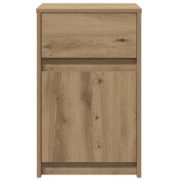 Berkfield Home Bedside Cabinet Artisan oak 38 x 34 x 61 cm Particle board in Brown - thumbnail 6