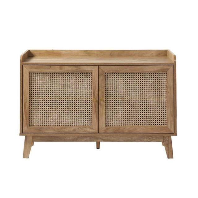 CALICOSY 2-Door Buffet In Rattan Cane, 110 Cm Wide - PALMO in Light Brown - image 1