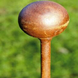 Poppyforge Ball Pin Support 4Ft (Pack of 3) - Steel - H120 cm - BM/RtR in Brown - thumbnail 2