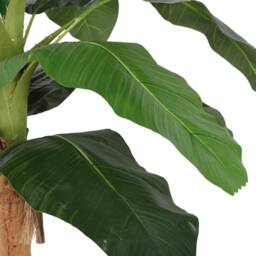 Berkfield Home Artificial Banana Tree 19 Leaves 180 cm Green - thumbnail 3