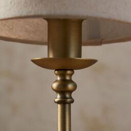 Pagazzi Fable Antique Brass Led Rechargeable Touch Table Lamp in Gold - thumbnail 4