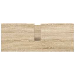 Berkfield Home Basin Cabinet with Drawers Sonoma Oak 90x34.5x60 cm in Brown - thumbnail 9