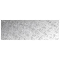 Berkfield Home Aluminium Checker Plates 2 pcs Anti-Slip 90x30 cm in Silver - Size: Medium - thumbnail 5