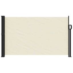 Berkfield Home Retractable Side Awning Cream 120x500 cm