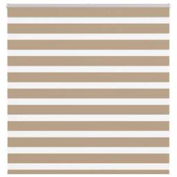 Berkfield Home Elegant Zebra Blind Sand Brown 145x100 cm Fabric Width 140.9 cm P - thumbnail 2