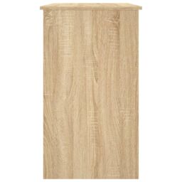 Berkfield Home Desk Sonoma Oak 90x45x76 cm Engineered Wood in Brown - Size: 90 x 45 x 76 cm - thumbnail 6