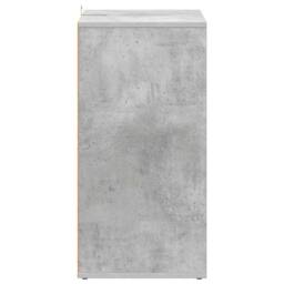 Berkfield Home Shoe Cabinet Concrete Grey 60x35x70 cm Engineered Wood - Size: 60 x 35 x 70 cm - thumbnail 7