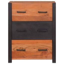 Berkfield Home Beautiful Buffets & Sideboards Brown 55 x 30 x 75 cm Solid acacia wood - thumbnail 5