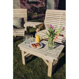 Churnet Valley Garden Furniture Ltd Multi Set, Wooden Garden Table & Chairs - Fully Assembled in Brown - thumbnail 4