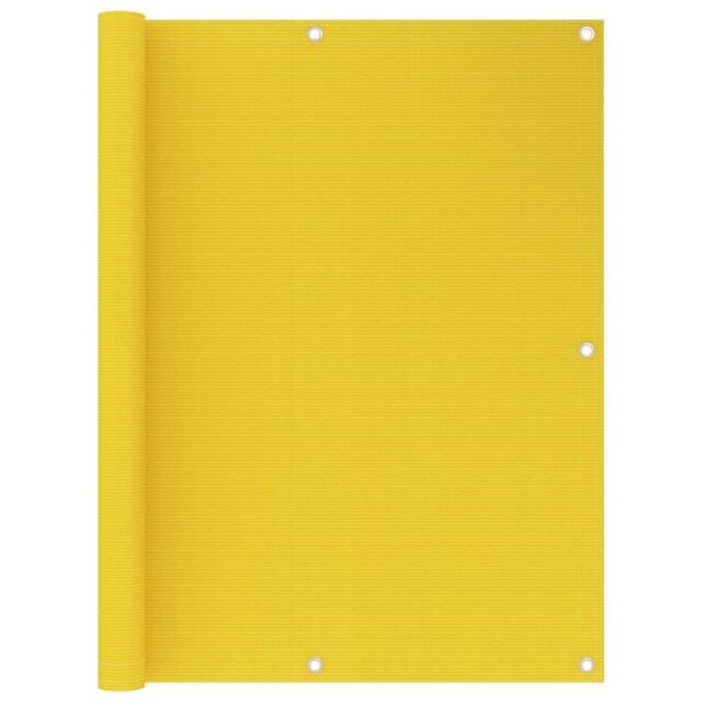 Berkfield Home Balcony Screen Yellow 120x300 cm HDPE - image 1