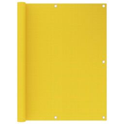 Berkfield Home Balcony Screen Yellow 120x300 cm HDPE - thumbnail 1