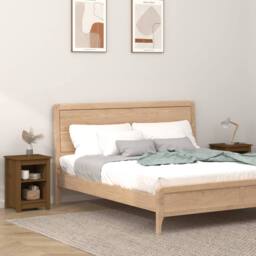 Berkfield Home Bedside Cabinets 2 pcs Honey Brown 40x35x55 cm Solid Wood Pine - Size: 40 x 35 x 55 cm - thumbnail 7