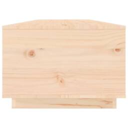 Berkfield Home Beautiful Coffee Table 100x50x35 cm Solid Wood Pine in Light Sand - Size: 100 x 50 x 35 cm - thumbnail 8