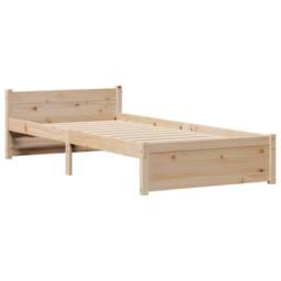 Berkfield Home Bookcase Bed without Mattress 75x190cm Small Single Solid Wood Pine in Light Brown - thumbnail 8