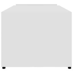 Berkfield Home Chic Coffee Table White 90x45x35 cm Engineered Wood - Size: 90 x 45 x 35 cm - thumbnail 5