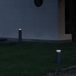 Netlighting Boeing 70cm LED Outdoor Bollard Anthracite 3000K IP65 in Dark Grey - thumbnail 2