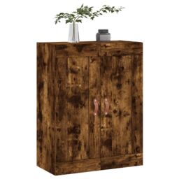Berkfield Home Wall Mounted Cabinet Smoked Oak 69.5x34x90 cm Engineered Wood in Brown - thumbnail 4
