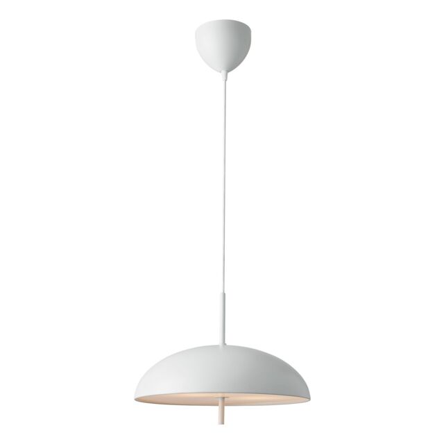 Nordlux Premium Indoor Pendant Light White Metal E27 Diffused - Mains Powered, IP20 - image 1