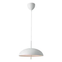 Nordlux Premium Indoor Pendant Light White Metal E27 Diffused - Mains Powered, IP20 - thumbnail 1