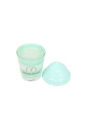 KDMD Mint Choc Ice Cream Scented Candle - Retro Green Ceramic Tub - thumbnail 3