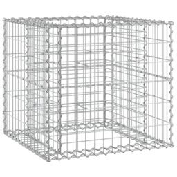 Berkfield Home Garden Bench with Gabion Basket Impregnated Wood Pine in Brown - thumbnail 5