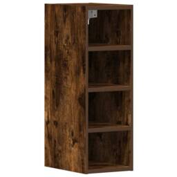 Berkfield Home Hanging Cabinet Smoked Oak 20x29.5x60 cm Engineered Wood in Brown - thumbnail 3