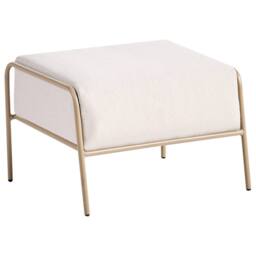 Wyld and Coco Beige Garden Chair with Upholstered Cushions and Footrest - thumbnail 8