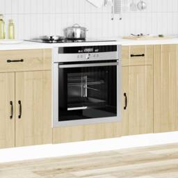 Berkfield Home Oven Cabinet Lucca Sonoma Oak Engineered Wood in Brown - thumbnail 3