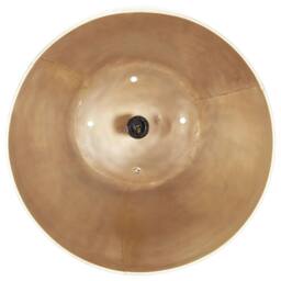 Berkfield Home Industrial Hanging Lamp 25 W Brass Round 42 cm E27 in Gold - thumbnail 5