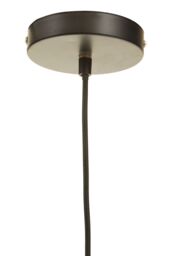 Orsina Rattan Overlapping Pendant Lamp, Rattan Pendant Light in Natural - thumbnail 4