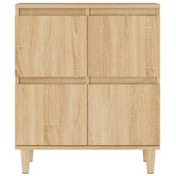 Berkfield Home Sideboard Sonoma Oak 60x35x70 cm Engineered Wood in Brown - Size: 60 x 35 x 70 cm - thumbnail 6