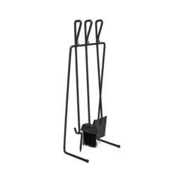 Ivyline Black Linear Companion Set H73cm W27cm - On trend design - Premium Quality - thumbnail 2