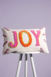 Heya Home Joy Tufted 100% Cotton Canvas Cushion - Size: 30 cm x 50 cm - thumbnail 5