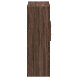 Berkfield Home Highboard Brown Oak 80x42.5x124 cm Engineered Wood - thumbnail 5
