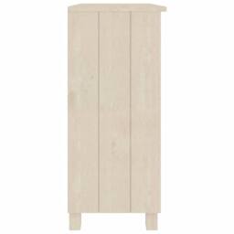 Berkfield Home Sideboard HAMAR Honey Brown 85x35x80 cm Solid Wood Pine in Light Tan - Size: 85 x 35 x 80 cm - thumbnail 4
