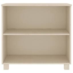 Berkfield Home Sideboard HAMAR Honey Brown 85x35x80 cm Solid Wood Pine in Light Tan - Size: 85 x 35 x 80 cm
