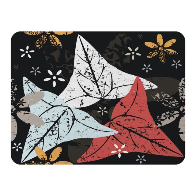 Benjamin Tate Design Leaves & Flowers Autumn Pattern Blanket in Natural - Size: 120 cm x 150 cm - image 1
