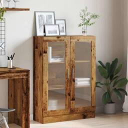 Berkfield Home Book Cabinet Old Wood 82.5x30.5x115 cm Engineered Wood in Brown - thumbnail 4