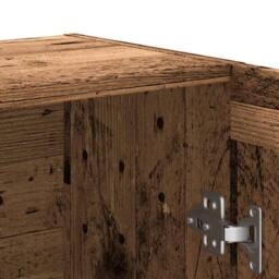 Berkfield Home Book Cabinet Old Wood 82.5x30.5x115 cm Engineered Wood in Brown - thumbnail 9