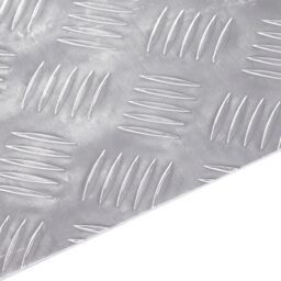 Berkfield Home Aluminium Checker Plates 2 pcs Anti-Slip 50x40 cm in Silver - Size: Medium - thumbnail 4