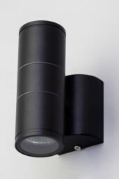 BHS Lighting Delting Up or Down Outdoor Wall Light in Black - thumbnail 2