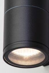BHS Lighting Delting Up or Down Outdoor Wall Light in Black - thumbnail 3