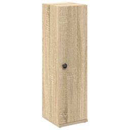 Berkfield Home Bathroom Cabinet with Roll Holder Sonoma Oak 20.5x22x72 cm in Brown - thumbnail 2