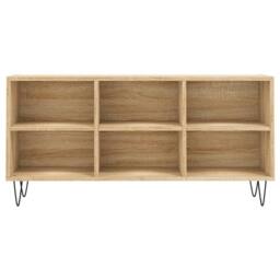 Berkfield Home TV Cabinet Sonoma Oak 103.5x30x50 cm Engineered Wood in Light Tan - thumbnail 4